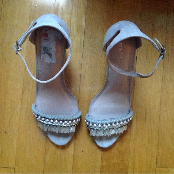 Madden Girl Bella Dress Sandals Taupe Size 8 - Picture 2 of 8